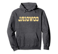 Reverse Cowgirl Yee Haw Rodeo Western Hoodie - Unique Graphic Unisex - T-Shirt, Sweatshirt, Hoodie