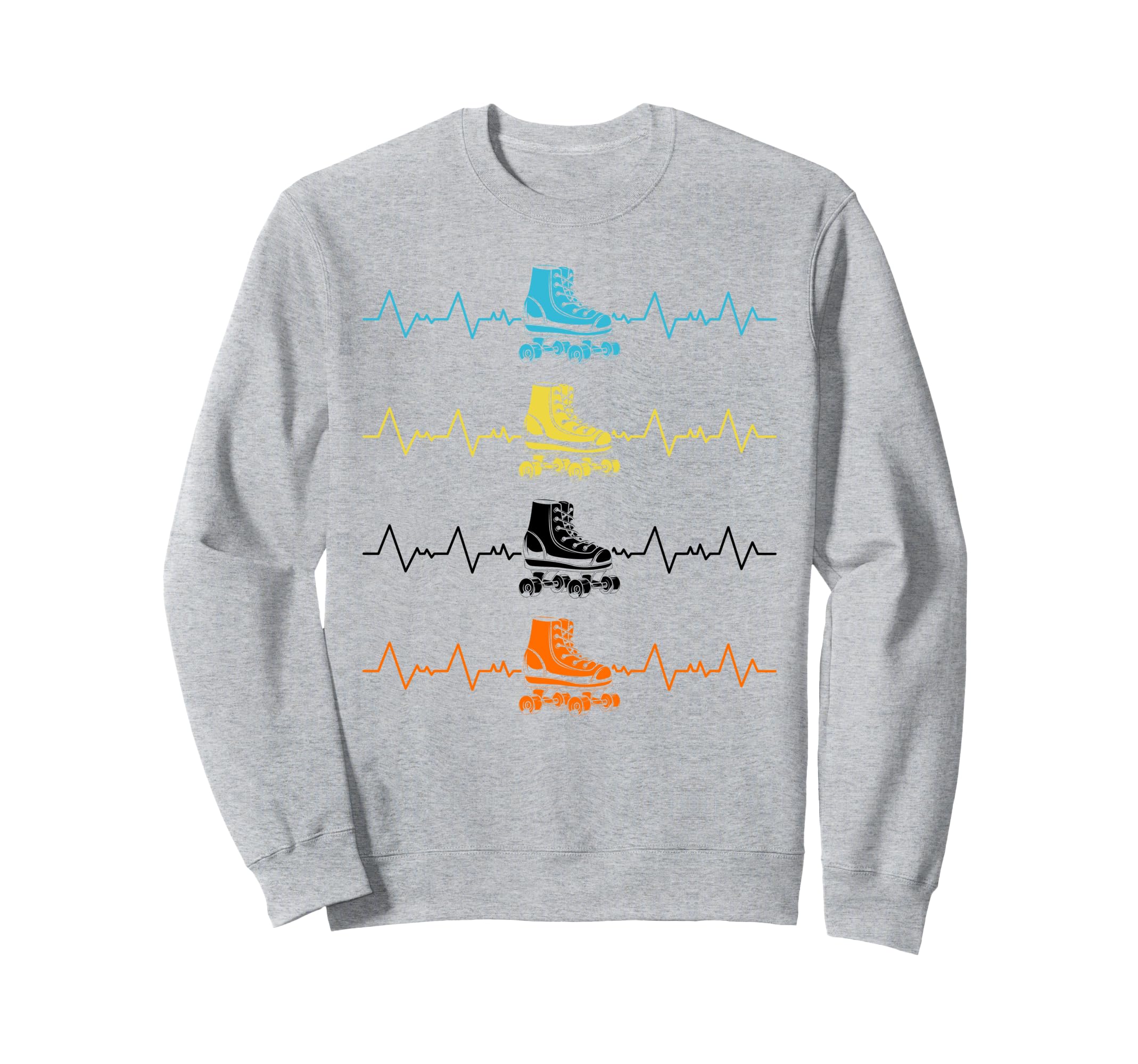 Roller Skate Skating Sport Sweatshirt - Fun Novelty Design for Adults - T-Shirt, Sweatshirt, Hoodie