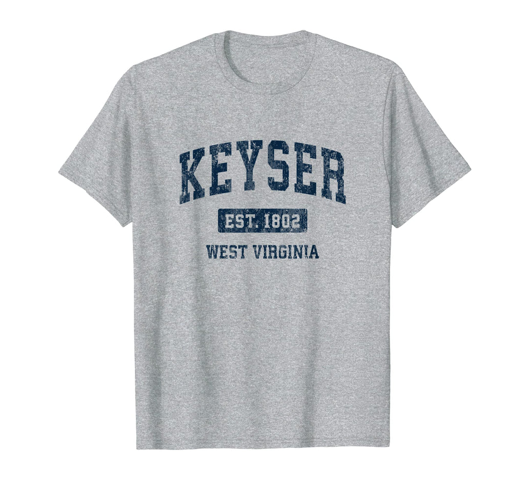Keyser West Virginia Wv Athletic Sports T-Shirt - Fun Novelty Design Unisex - T-Shirt, Sweatshirt, Hoodie
