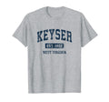 Keyser West Virginia Wv Athletic Sports T-Shirt - Fun Novelty Design Unisex - T-Shirt, Sweatshirt, Hoodie