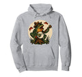 Frog Banjo Tattoo Flash American Hoodie - Minimalist Print for Adults - T-Shirt, Sweatshirt, Hoodie