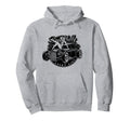 Rockabilly Hotrod Pinup Hoodie - Graphic Print for Adults - T-Shirt, Sweatshirt, Hoodie