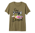 Floral Sewing Machine Sew Blessed T-Shirt - Custom Art Print Men Women - T-Shirt, Sweatshirt, Hoodie
