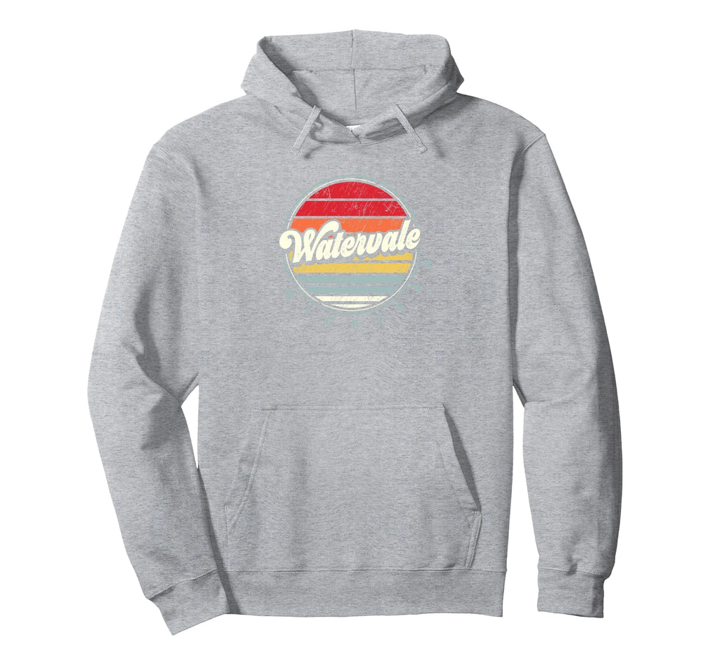 Watervale Home State 70S Sunset Hoodie - Novelty Apparel for Adults - T-Shirt, Sweatshirt, Hoodie