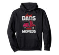 Dads Ride Mopeds Scooter Bike Moped Biker Hoodie - Trendy Graphic Men Women - T-Shirt, Sweatshirt, Hoodie