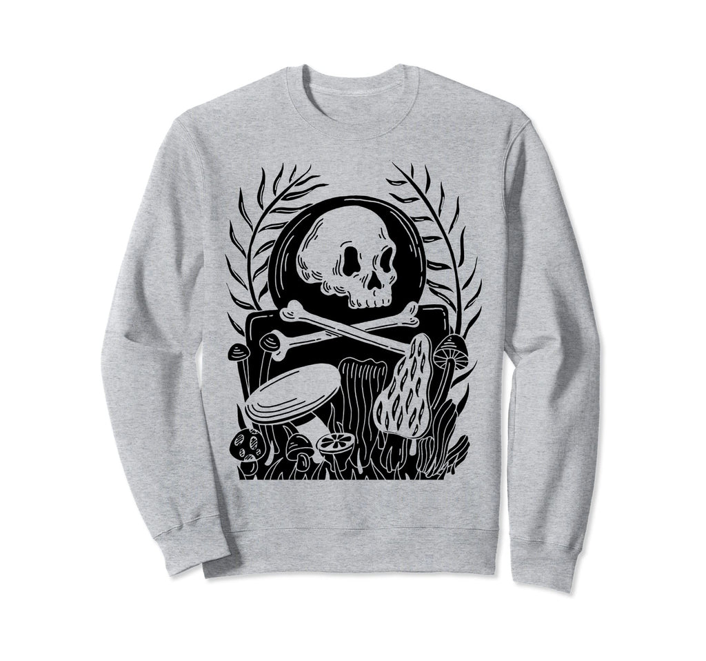Skull And Bones Tombstone Sweatshirt - Casual Everyday Wear for Adults - T-Shirt, Sweatshirt, Hoodie