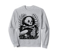 Skull And Bones Tombstone Sweatshirt - Casual Everyday Wear for Adults - T-Shirt, Sweatshirt, Hoodie
