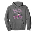 Betty Boop Purple Motorcycle Betty Hoodie - Custom Art Print for Adults - T-Shirt, Sweatshirt, Hoodie