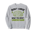 Dont Judge Depression Anxiety Mental Sweatshirt - Minimalist Print Unisex - T-Shirt, Sweatshirt, Hoodie