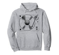 Turntable Audio Lp Vinyl Record Player Hoodie - Novelty Apparel Unisex - T-Shirt, Sweatshirt, Hoodie