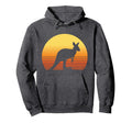 Kangaroo Australia Sunset Gift Hoodie - Custom Art Print Unisex - T-Shirt, Sweatshirt, Hoodie
