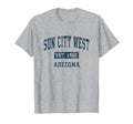 Sun City West Arizona Az Sports Navy T-Shirt - Unique Graphic Men Women - T-Shirt, Sweatshirt, Hoodie