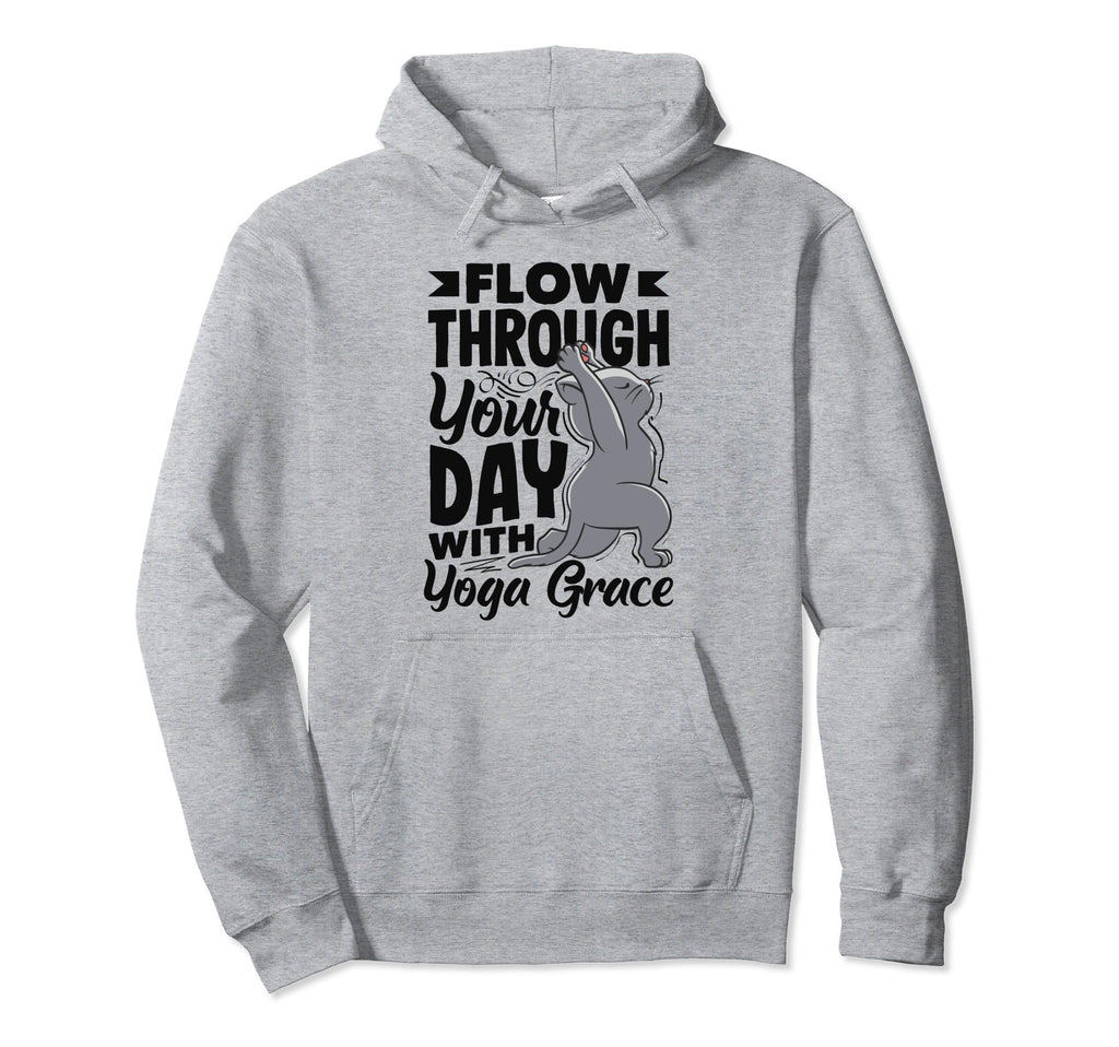 Morning Meditation Bliss Yoga Hoodie - Fun Novelty Design Unisex - T-Shirt, Sweatshirt, Hoodie
