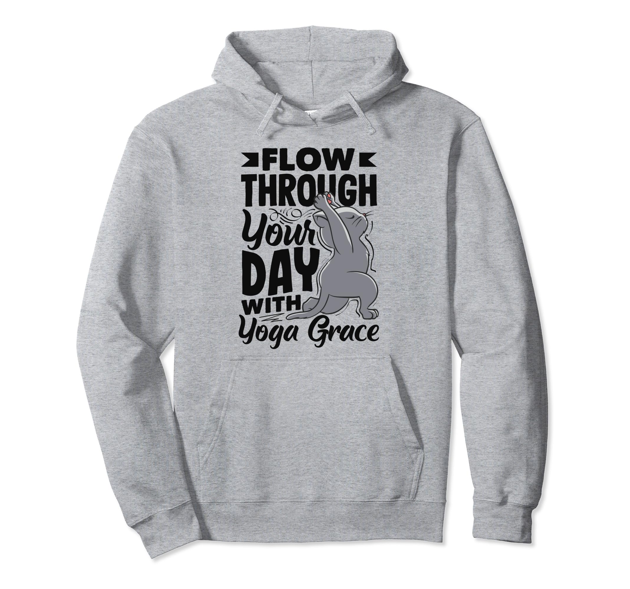Morning Meditation Bliss Yoga Hoodie - Fun Novelty Design Unisex - T-Shirt, Sweatshirt, Hoodie
