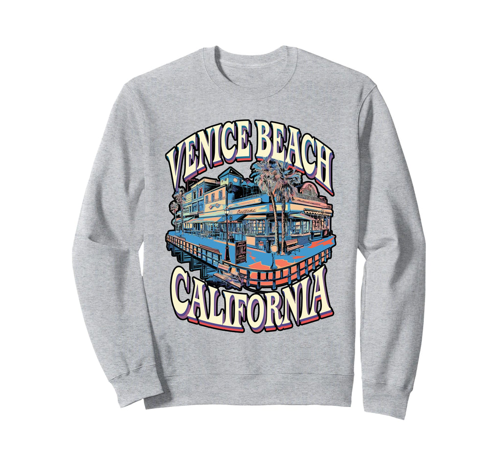 Venice Beach West Coast Logo Sweatshirt - Minimalist Print Unisex - T-Shirt, Sweatshirt, Hoodie