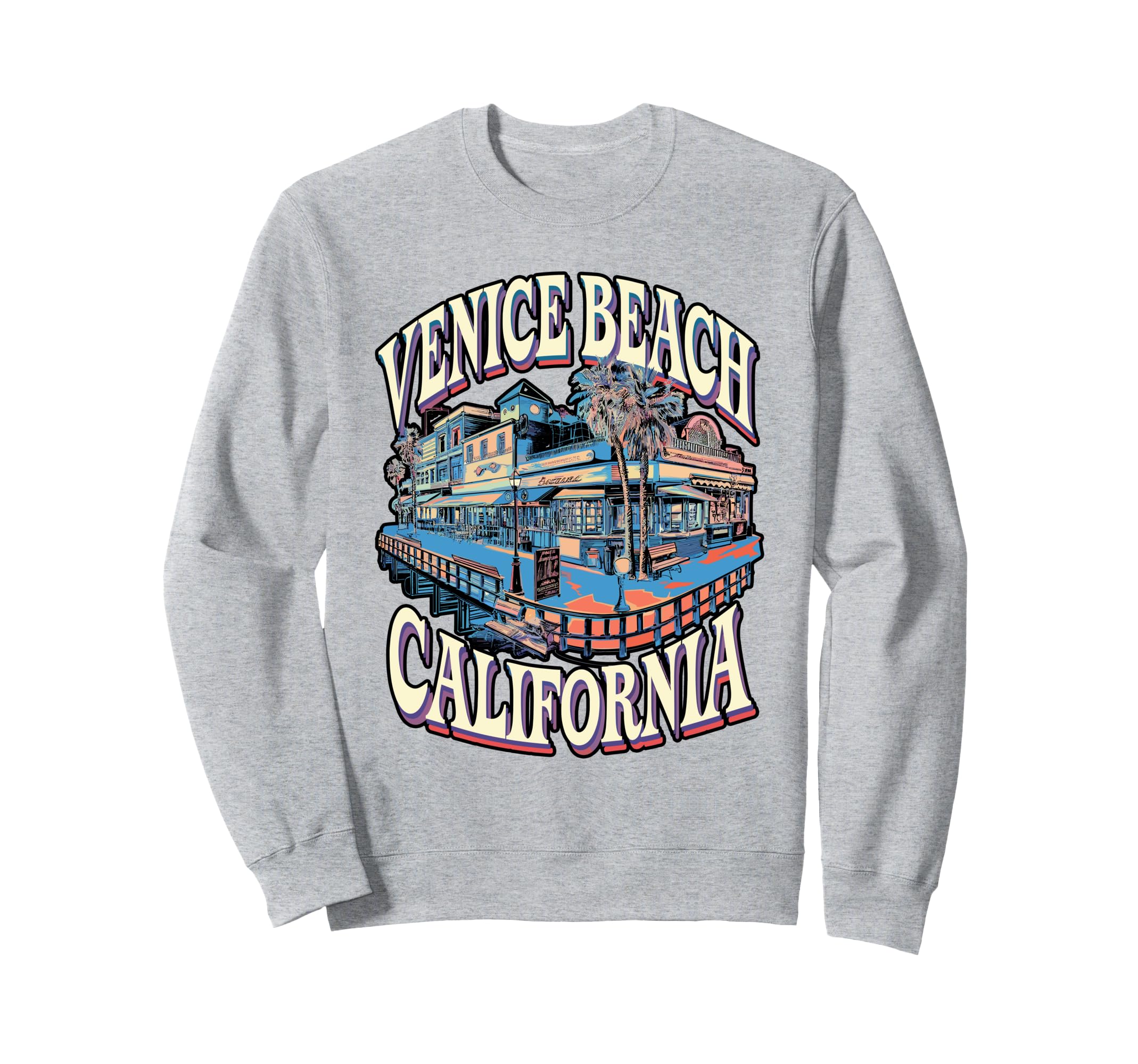 Venice Beach West Coast Logo Sweatshirt - Minimalist Print Unisex - T-Shirt, Sweatshirt, Hoodie