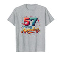 57 Years Appealing Birthday Gift T-Shirt - Unique Graphic Men Women - T-Shirt, Sweatshirt, Hoodie