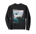 Ufo Vaporwave Aesthetic Japanese 80S Sweatshirt - Minimalist Print Unisex - T-Shirt, Sweatshirt, Hoodie