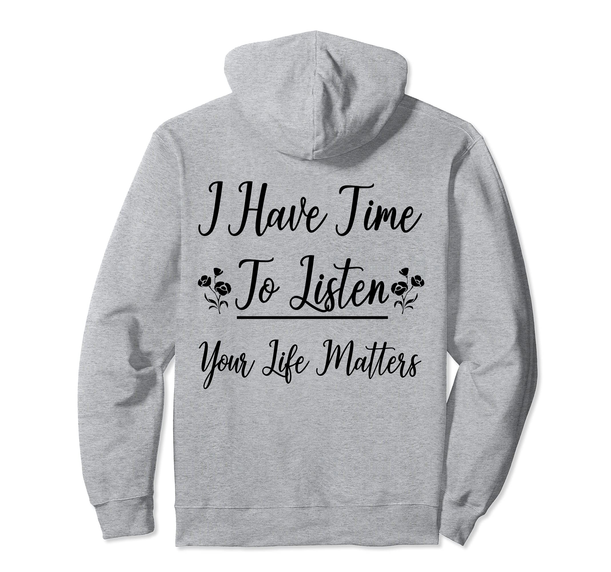 Mental Health Your Life Matters Hoodie - Graphic Print for Adults - T-Shirt, Sweatshirt, Hoodie