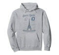 Eiffel Tower Paris France Europe Travel Hoodie - Custom Art Print Unisex - T-Shirt, Sweatshirt, Hoodie