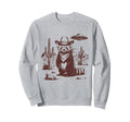 Red Panda Ufo Western Alien 90S Sweatshirt - Streetwear Style for Adults - T-Shirt, Sweatshirt, Hoodie