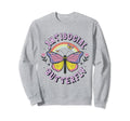 Antisocial Butterfly Tees Introvert Sweatshirt - Streetwear Style Unisex - T-Shirt, Sweatshirt, Hoodie