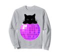 Aesthetic Disco Ball Vaporwave Sweatshirt - Minimalist Print for Adults - T-Shirt, Sweatshirt, Hoodie