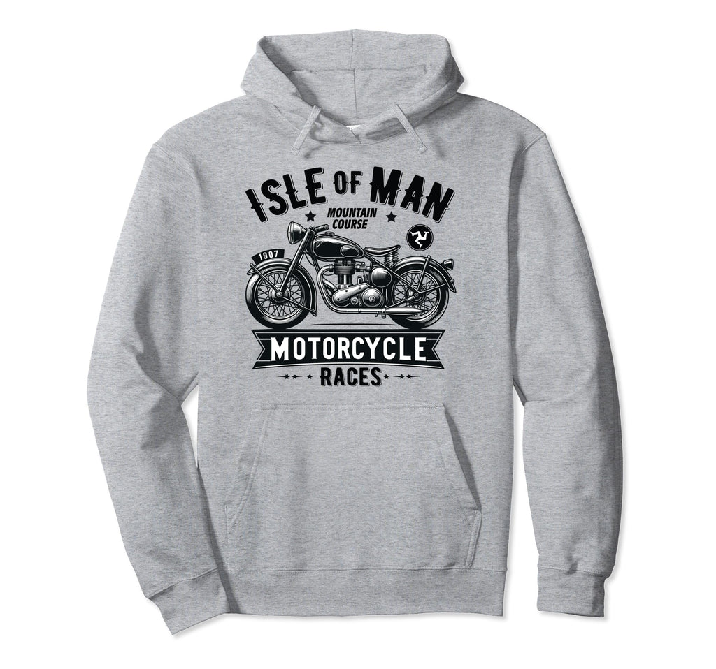 Isle Tt Races Motorcycle Hoodie - Novelty Apparel Men Women - T-Shirt, Sweatshirt, Hoodie
