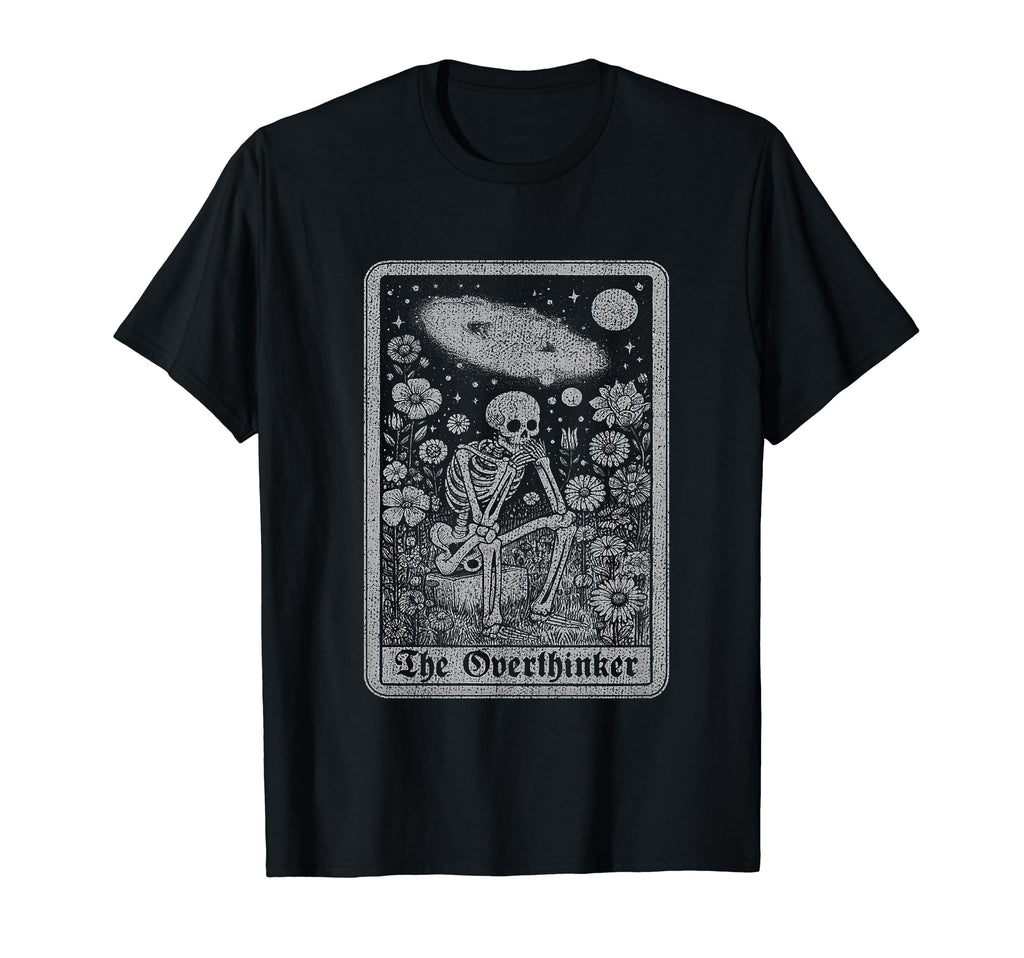 Overthinker Tarot Cards Reader T-Shirt - Custom Art Print Unisex - T-Shirt, Sweatshirt, Hoodie