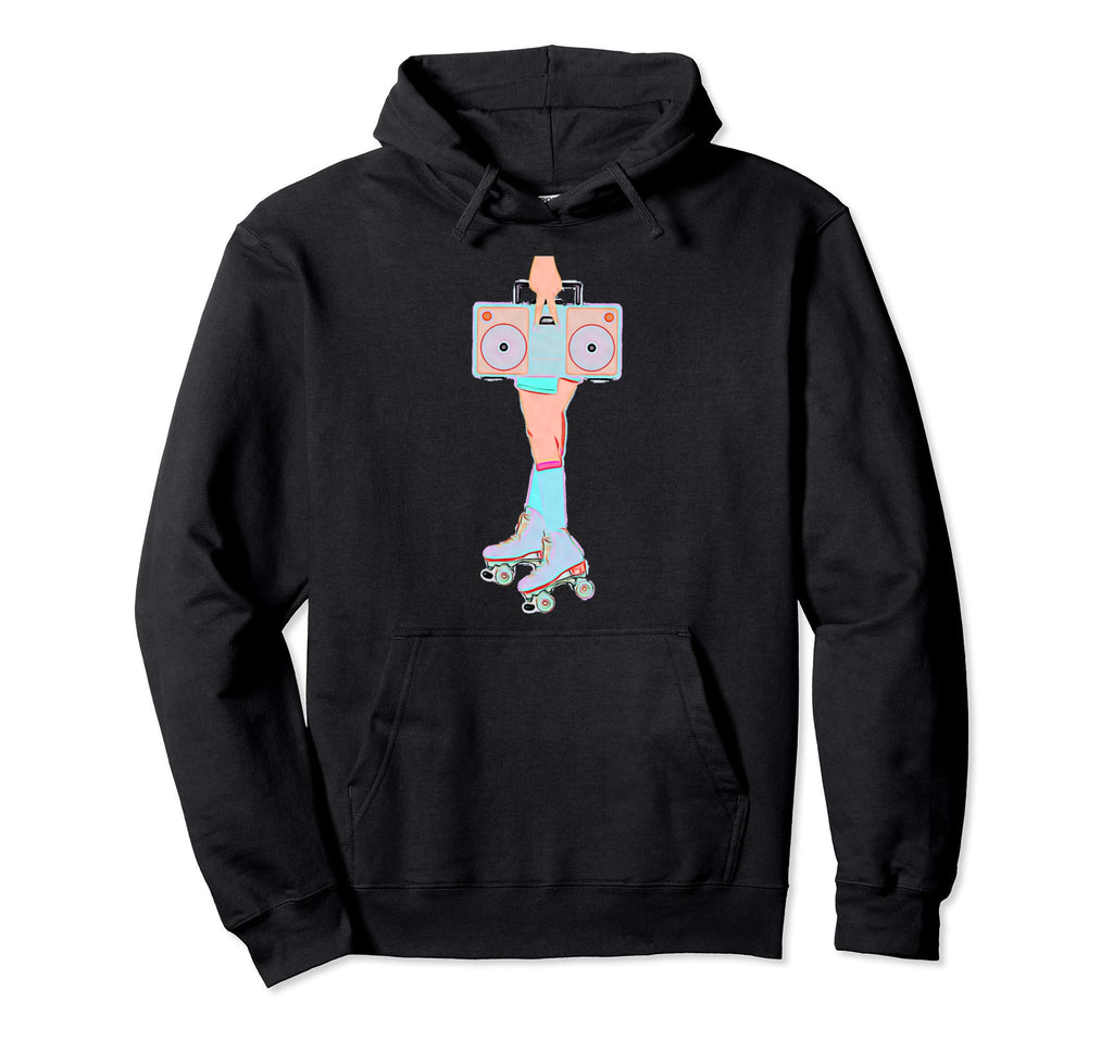 70S 80S Roller Skater Hoodie - Novelty Apparel Unisex - T-Shirt, Sweatshirt, Hoodie
