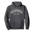 California West Coast Throwback Hoodie - Minimalist Print Men Women - T-Shirt, Sweatshirt, Hoodie
