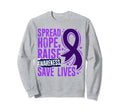 Spread Hope Raise Awareness Save Sweatshirt - Minimalist Print Men Women - T-Shirt, Sweatshirt, Hoodie