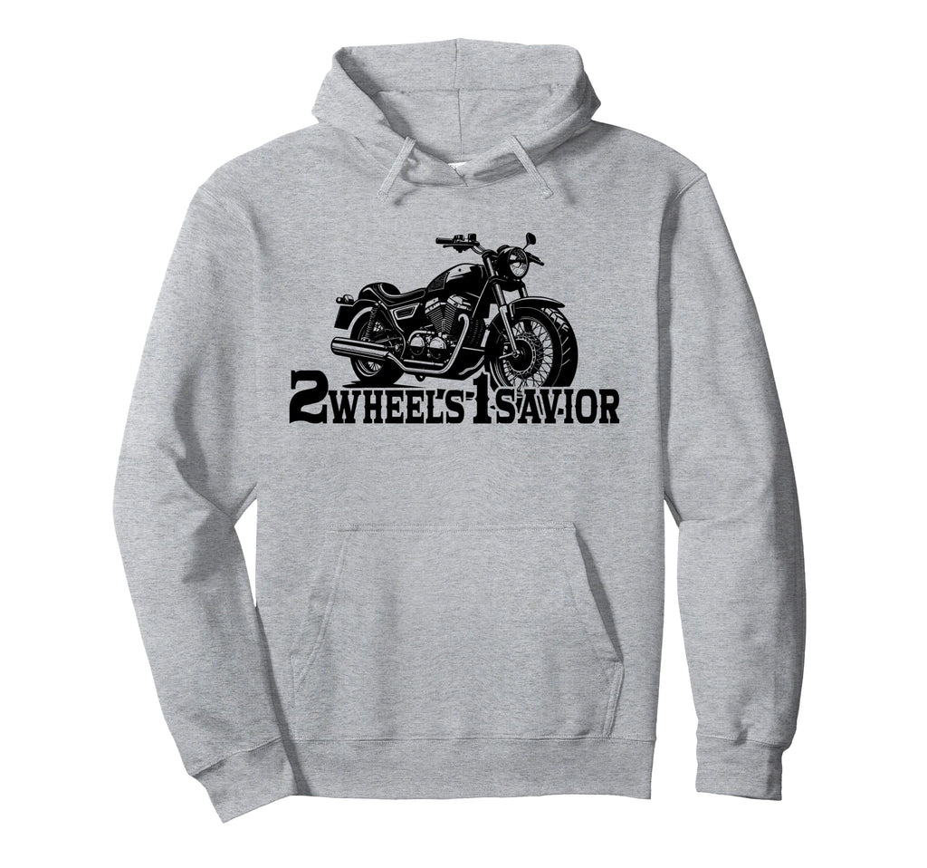Motocycle Motorcyclist Grace Faith Hoodie - Fun Novelty Design for Adults - T-Shirt, Sweatshirt, Hoodie