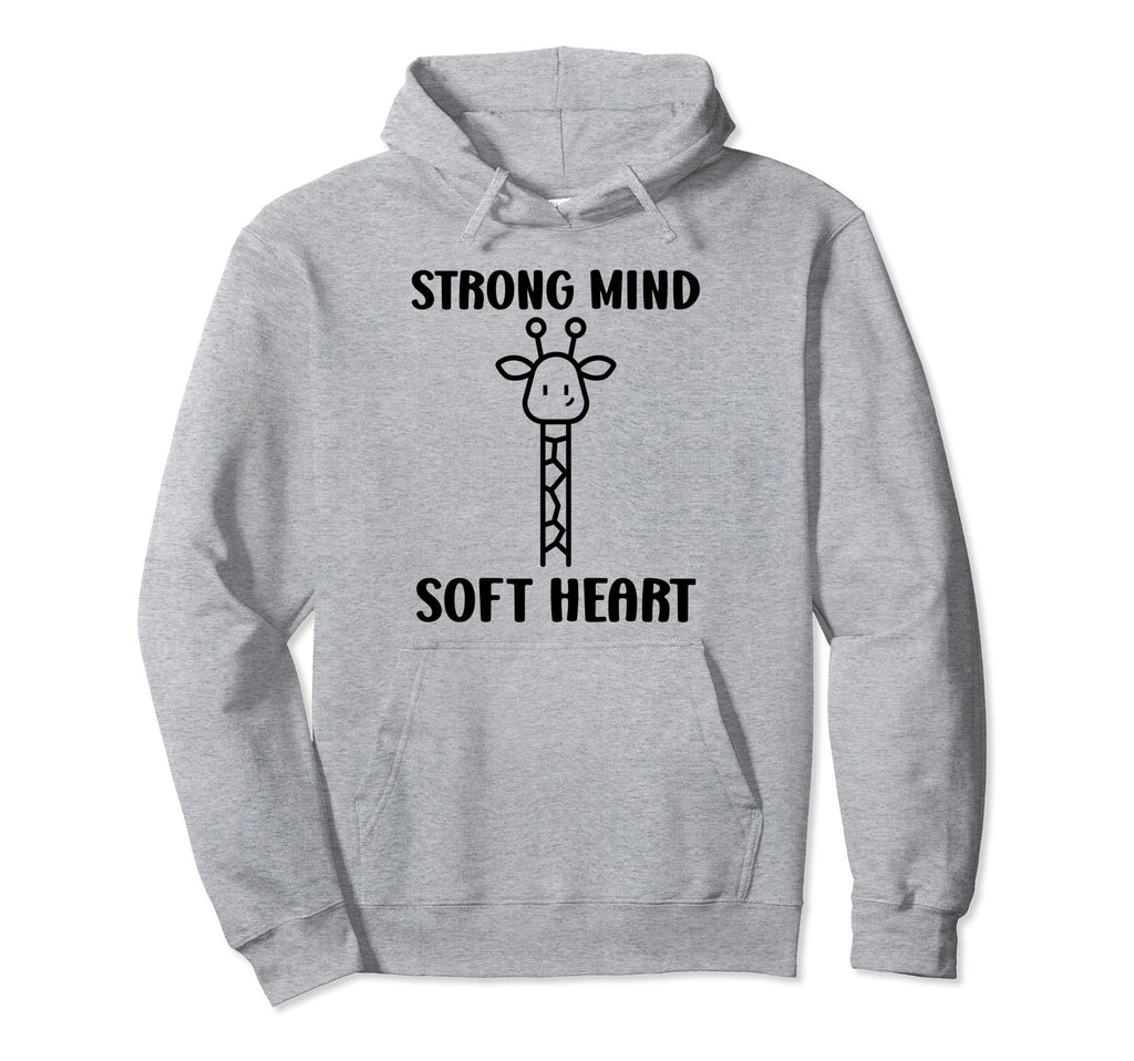 Animal Strong Mind Soft Heart Mental Hoodie - Novelty Apparel Men Women - T-Shirt, Sweatshirt, Hoodie