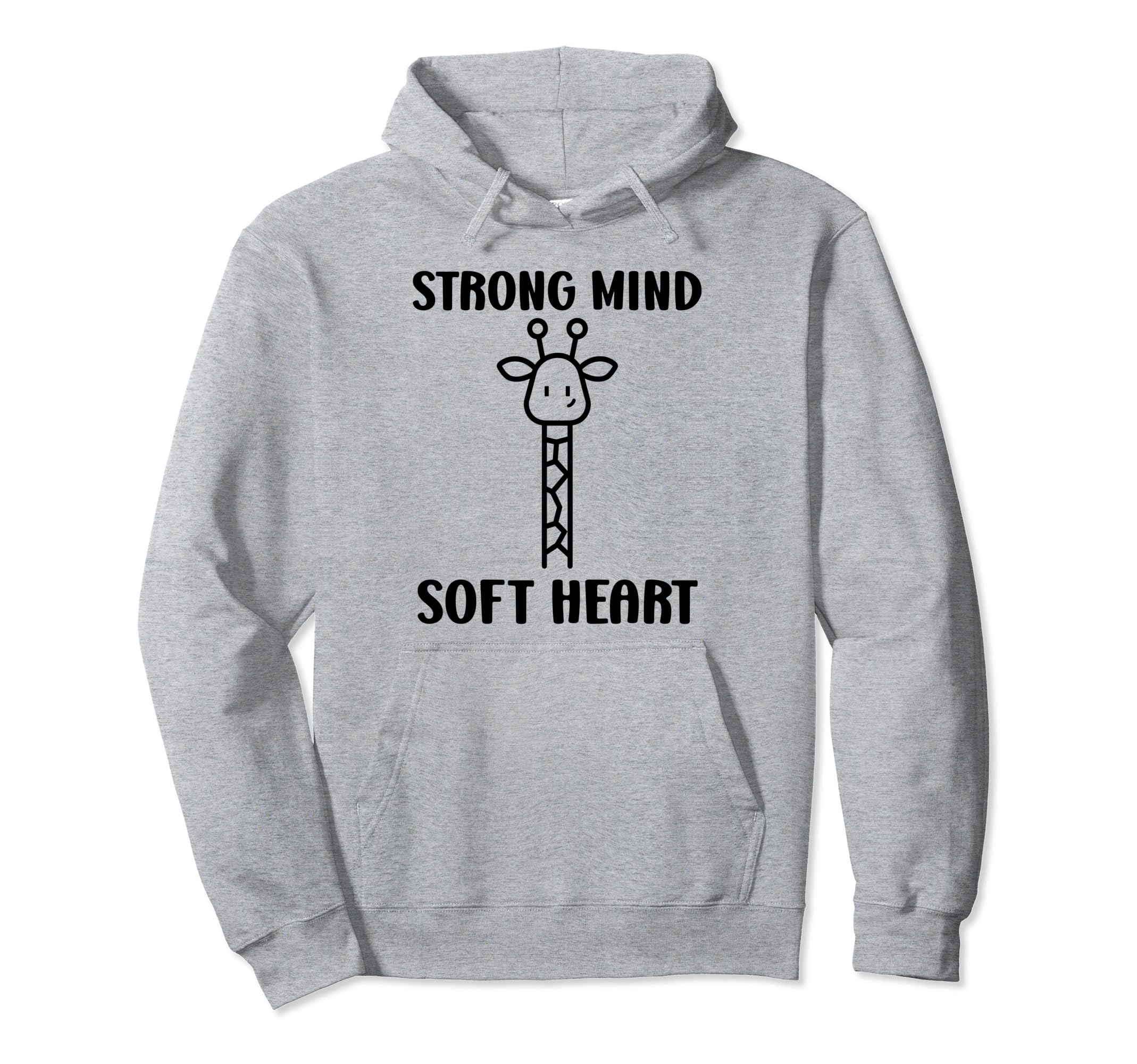 Animal Strong Mind Soft Heart Mental Hoodie - Novelty Apparel Men Women - T-Shirt, Sweatshirt, Hoodie