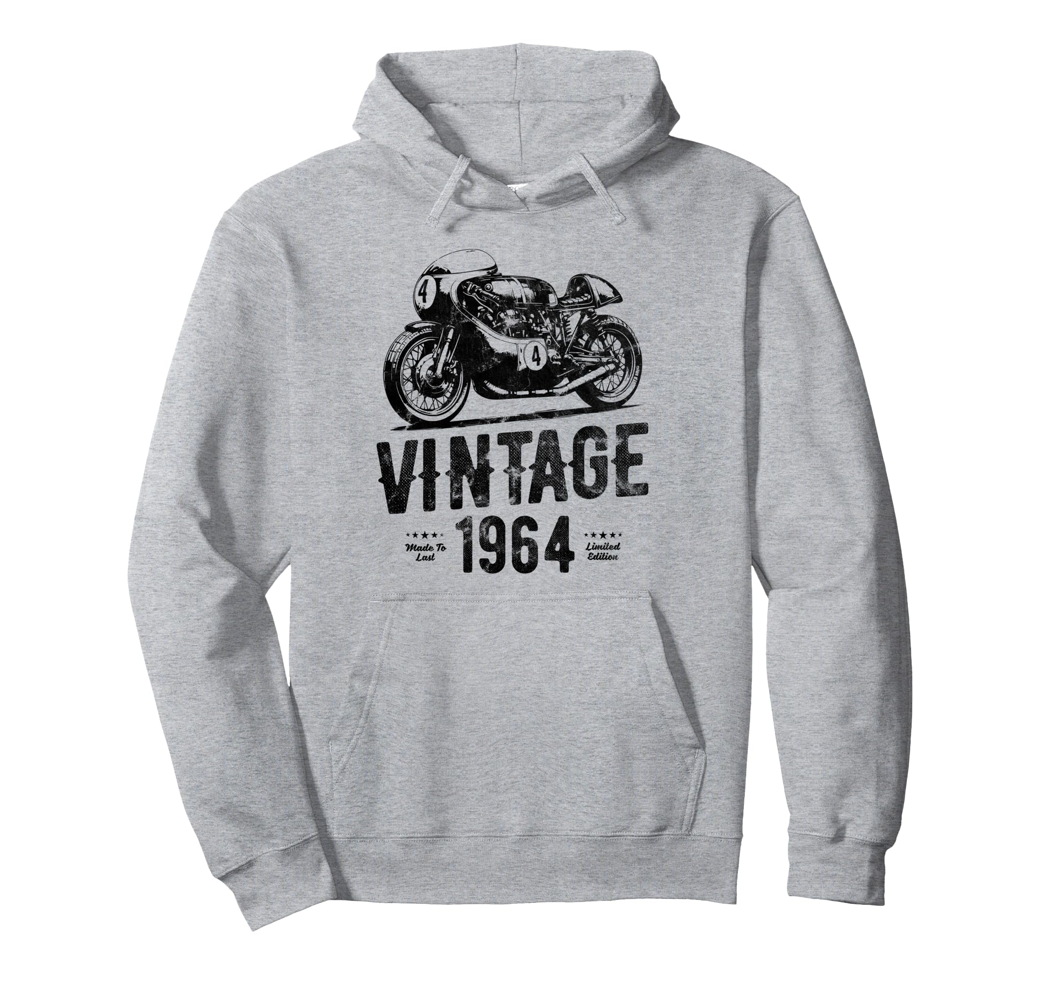 Born 1964 Birthday Funny Motorbike Hoodie - Novelty Apparel Unisex - T-Shirt, Sweatshirt, Hoodie