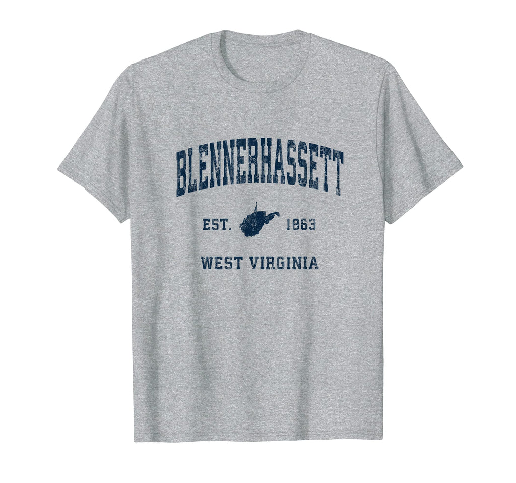Blennerhassett West Virginia Wv T-Shirt - Fun Novelty Design for Adults - T-Shirt, Sweatshirt, Hoodie