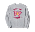 Antisocial Butterfly Sweatshirt - Unique Graphic Men Women - T-Shirt, Sweatshirt, Hoodie