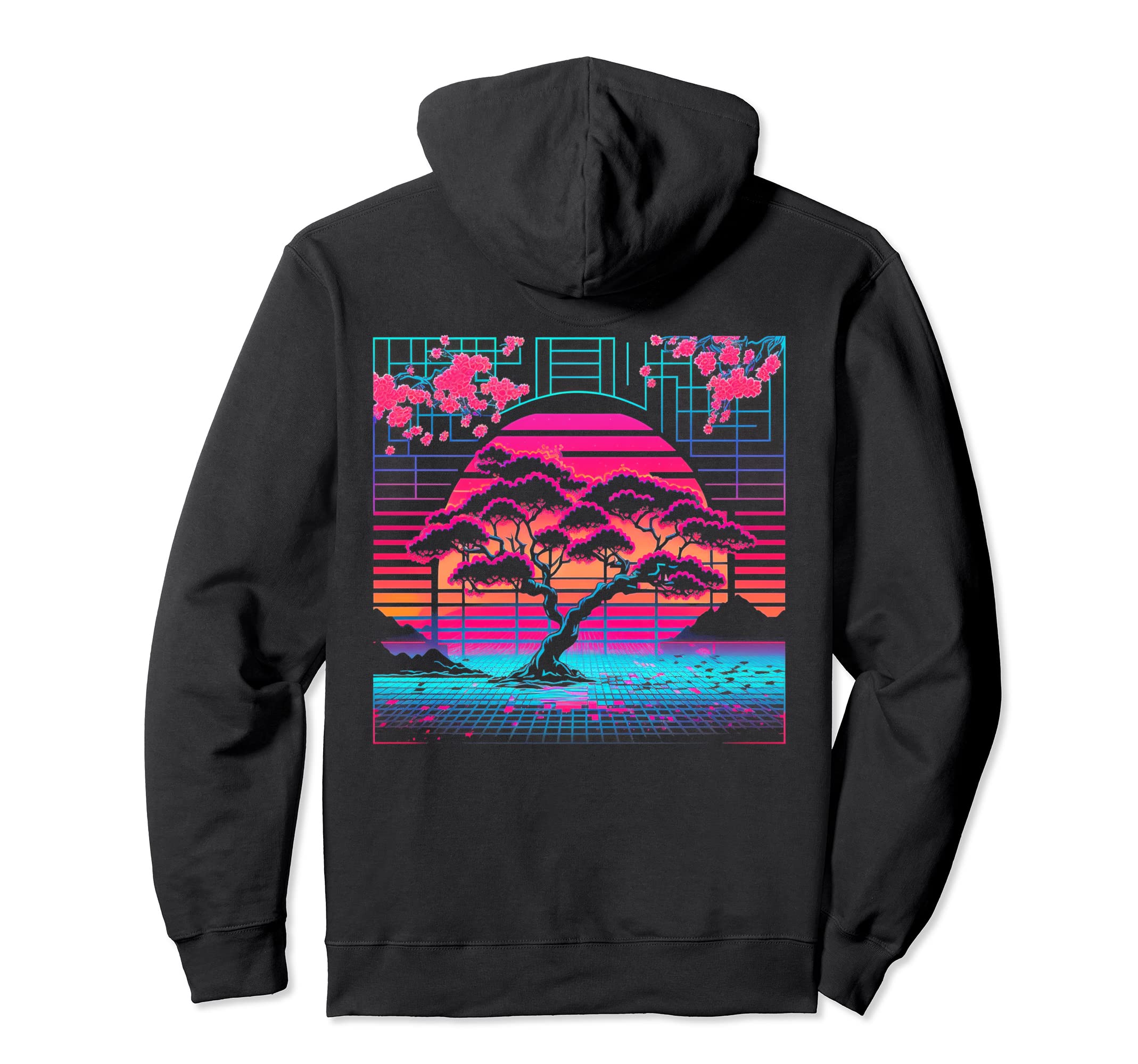 Cherry Blossom Japanese Japan Tokyo Hoodie - Aesthetic Graphic Unisex - T-Shirt, Sweatshirt, Hoodie