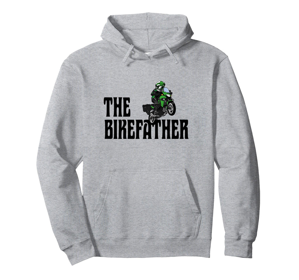 Biker Biker Dad Bikefather Funny Hoodie - Streetwear Style Men Women - T-Shirt, Sweatshirt, Hoodie