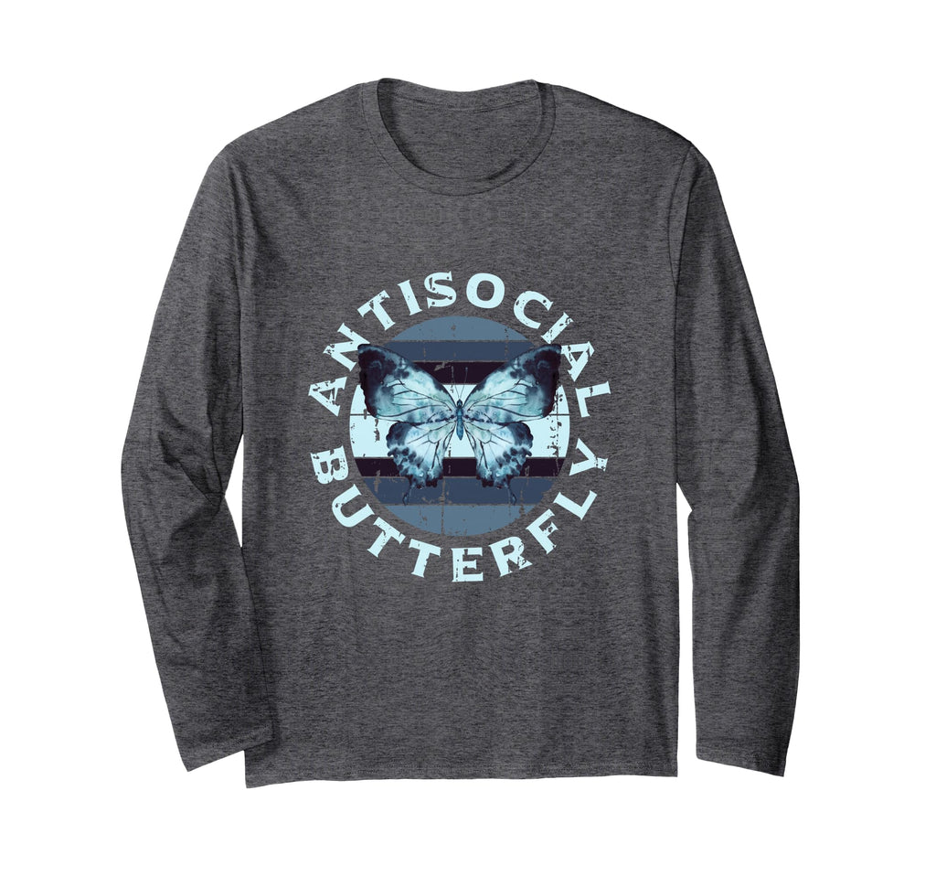 Antisocial Butterfly Funny Butterfly T-Shirt - Streetwear Style Men Women - T-Shirt, Sweatshirt, Hoodie