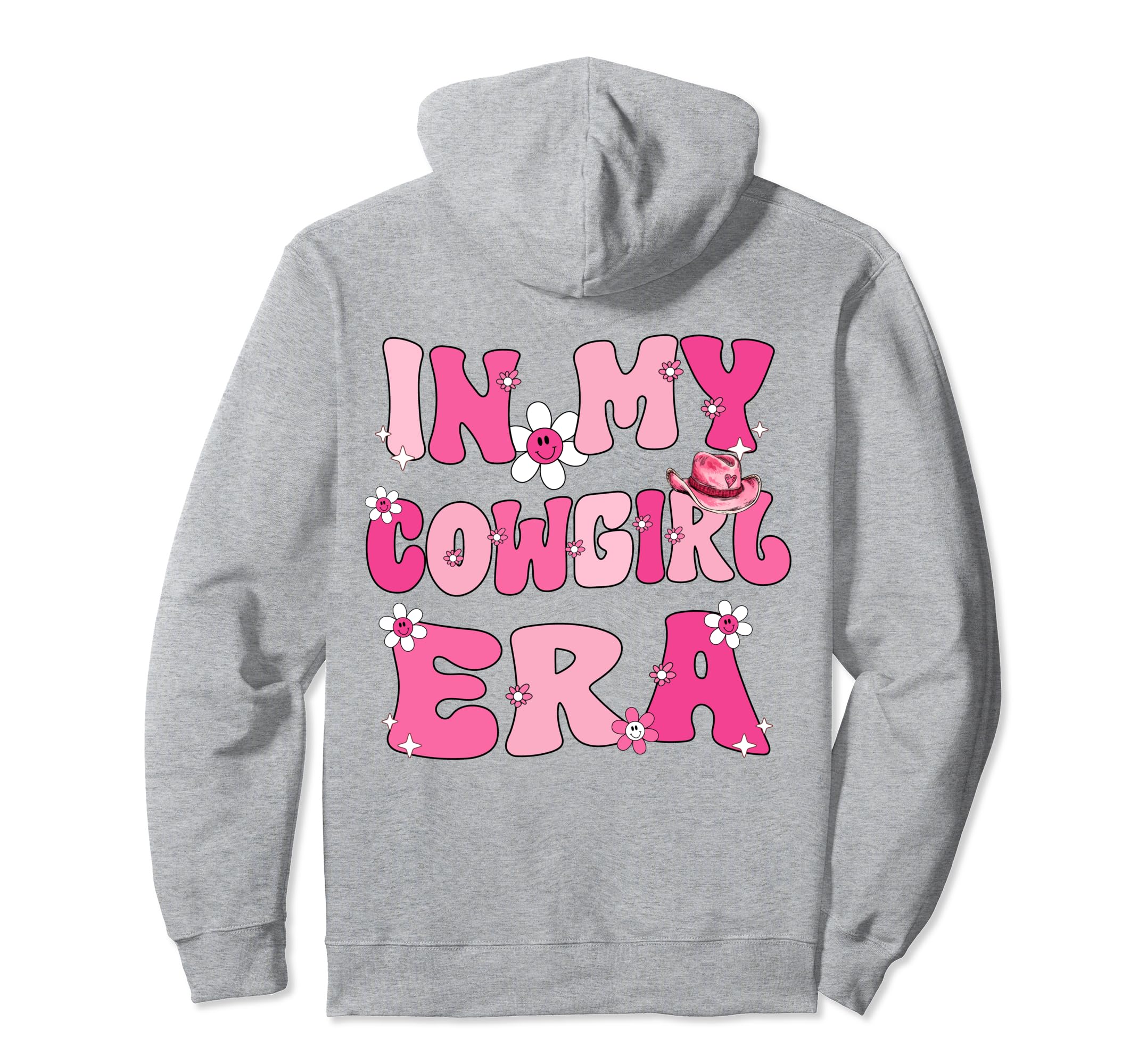My Cowgirl Era Groovy Western Rodeo Hoodie - Aesthetic Graphic for Adults - T-Shirt, Sweatshirt, Hoodie