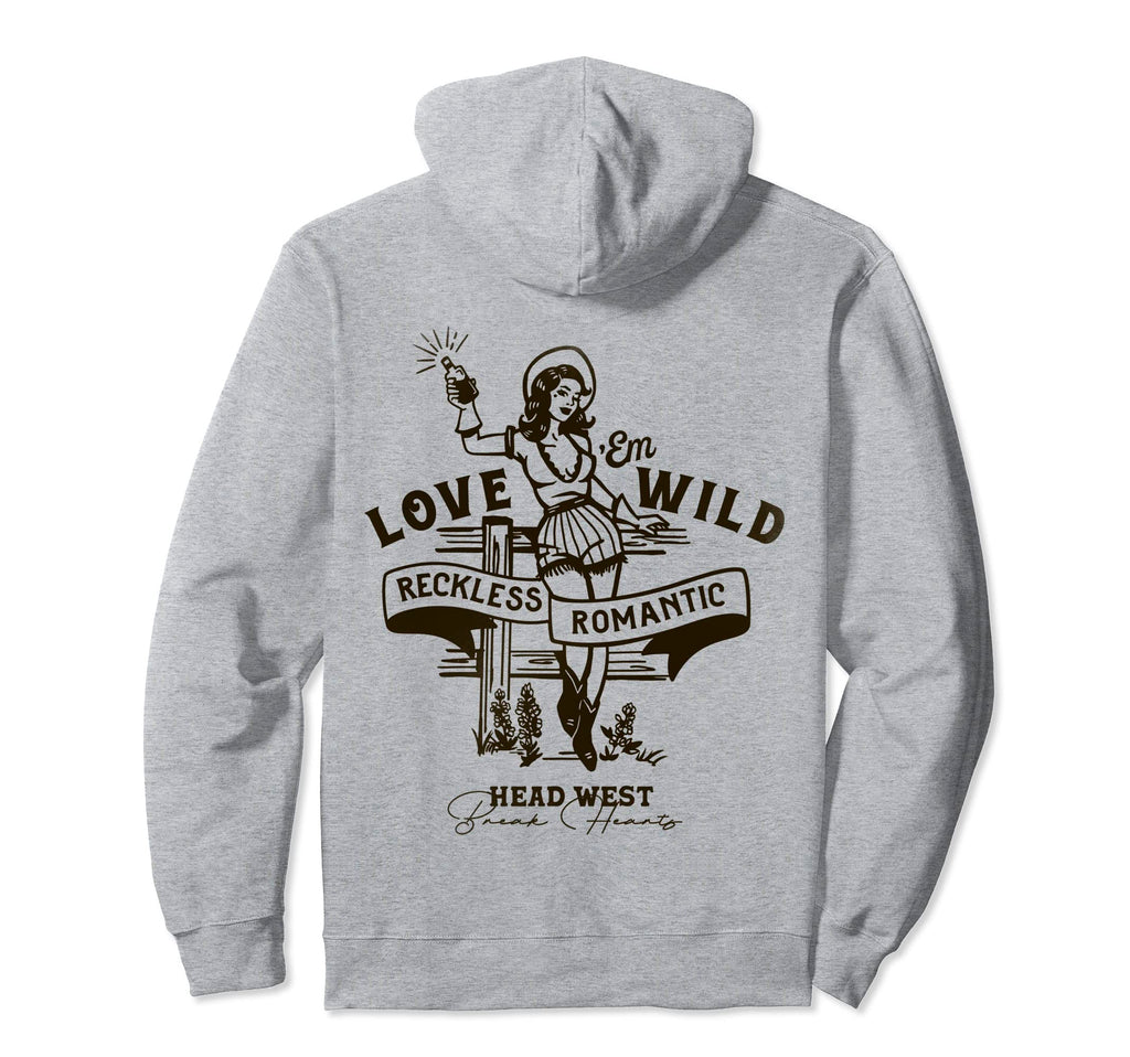 Country Western Cowgirl Rodeo Tees Hoodie - Graphic Print Men Women - T-Shirt, Sweatshirt, Hoodie