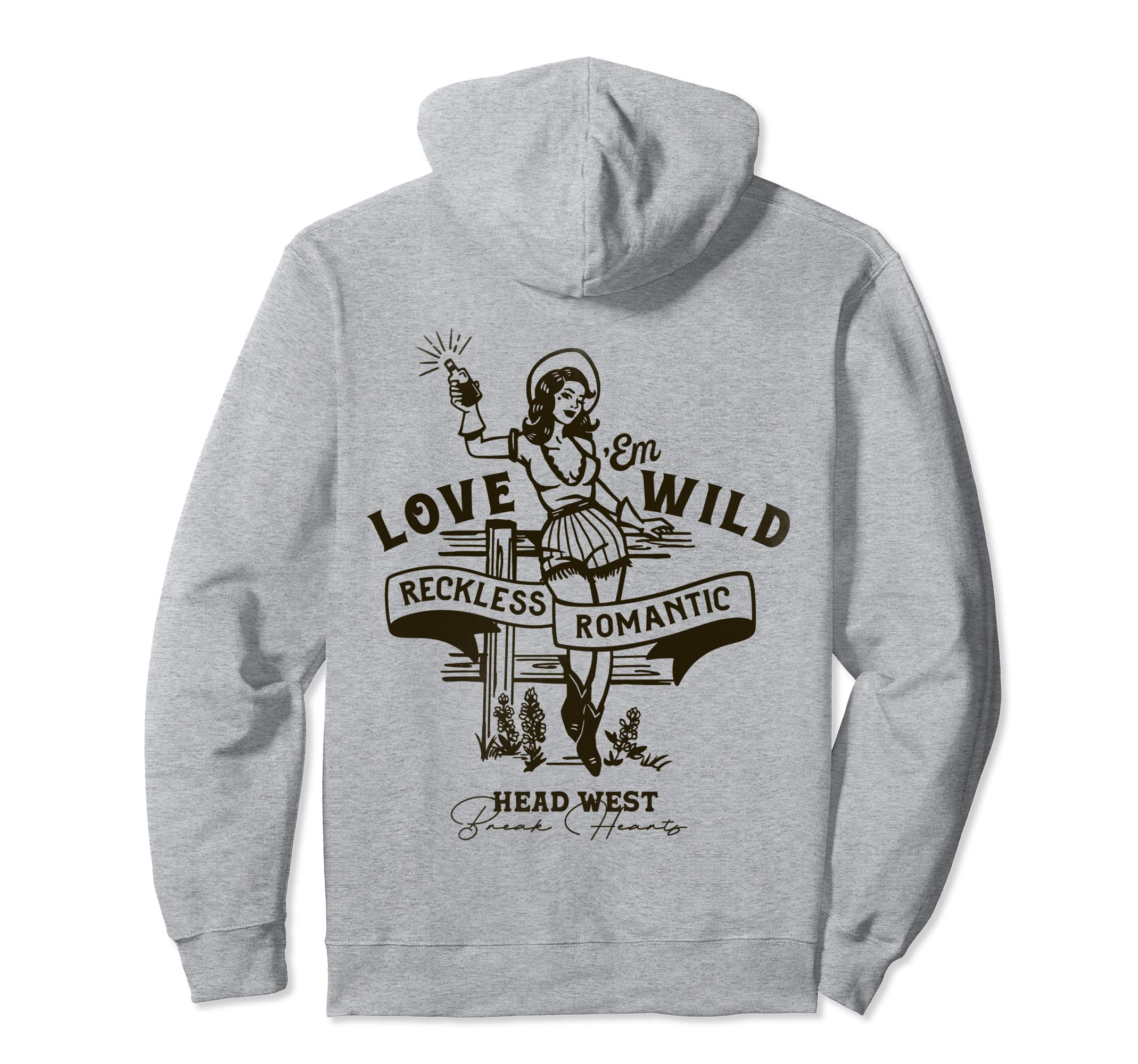 Country Western Cowgirl Rodeo Tees Hoodie - Graphic Print Men Women - T-Shirt, Sweatshirt, Hoodie