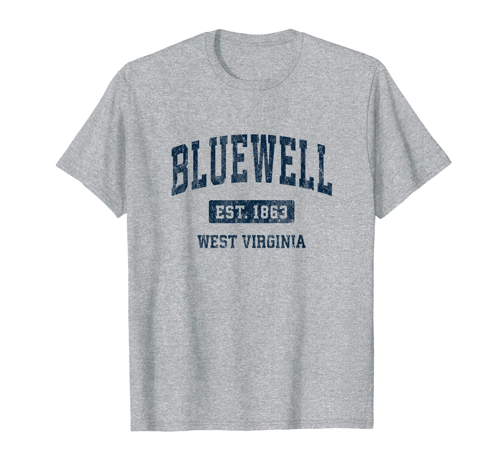 Bluewell West Virginia Wv Athletic T-Shirt - Aesthetic Graphic Unisex - T-Shirt, Sweatshirt, Hoodie
