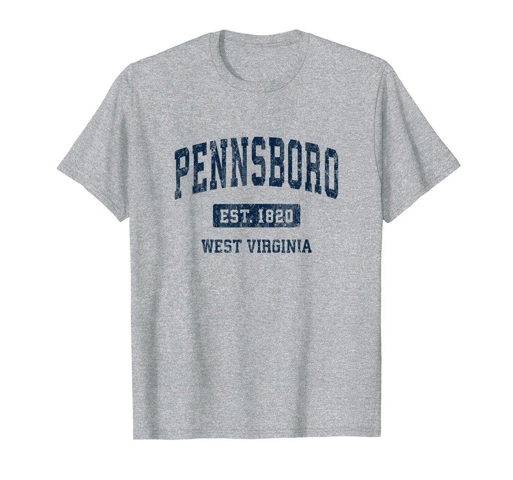 Pennsboro West Virginia Wv Athletic T-Shirt - Novelty Apparel for Adults - T-Shirt, Sweatshirt, Hoodie