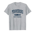 Pennsboro West Virginia Wv Athletic T-Shirt - Novelty Apparel for Adults - T-Shirt, Sweatshirt, Hoodie