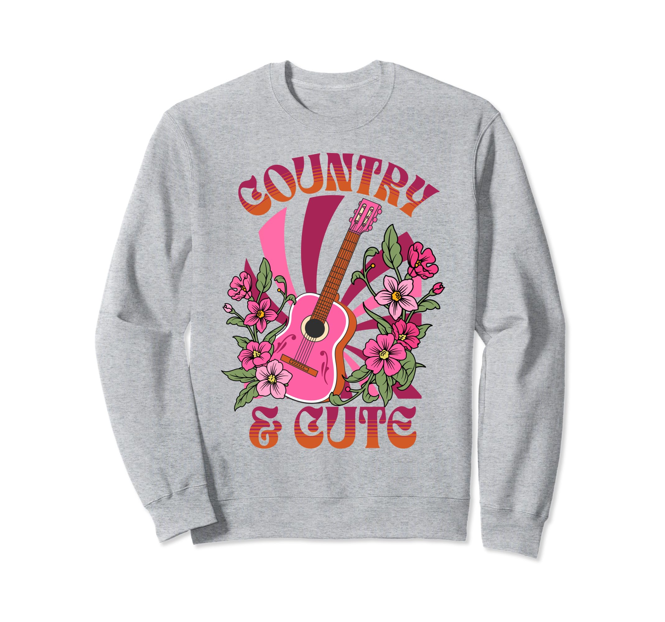Groovy Western Cowgirl Rodeo Sweatshirt - Minimalist Print for Adults - T-Shirt, Sweatshirt, Hoodie
