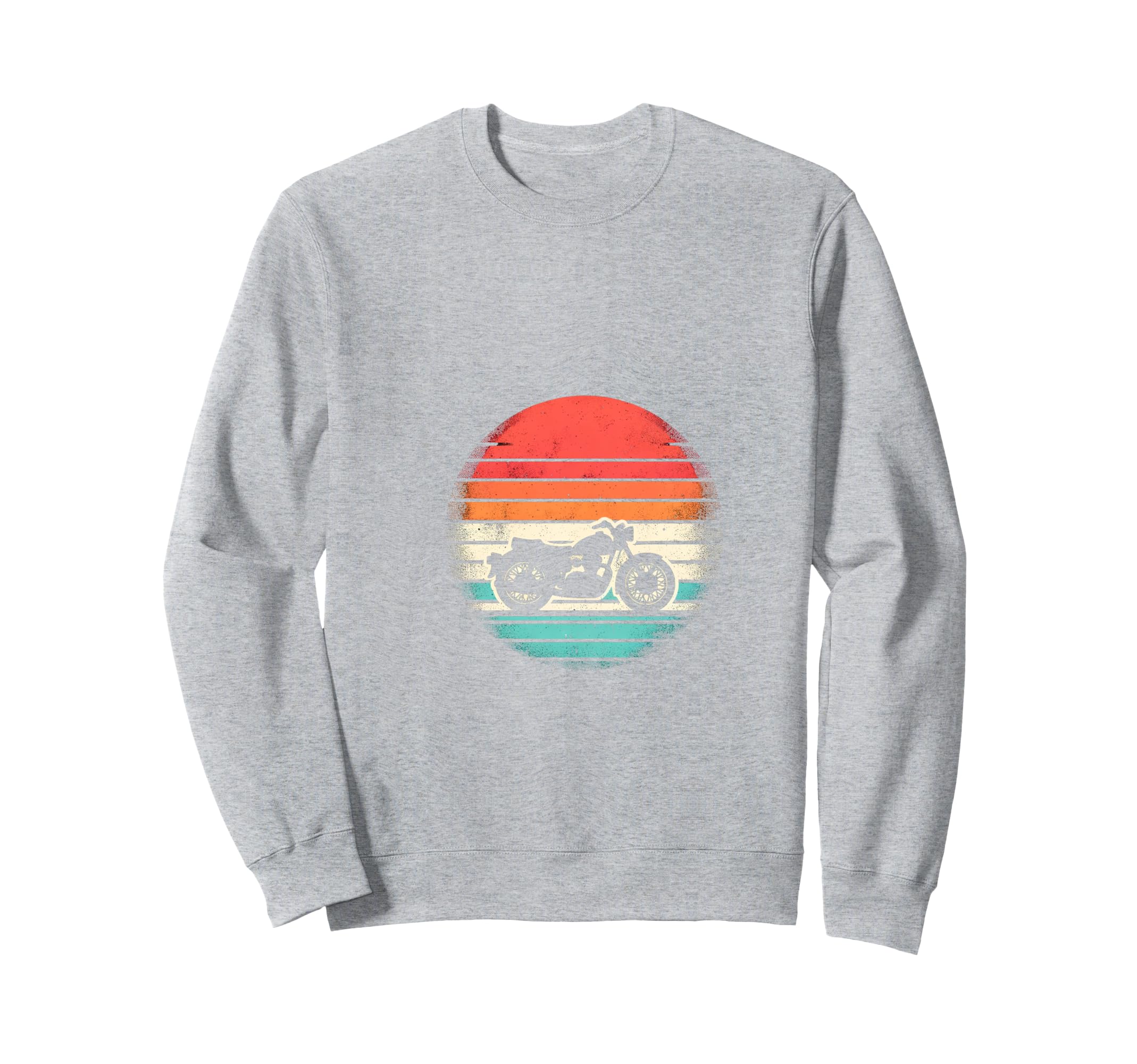 Motorcycle Sunset Hoodie - Novelty Apparel Unisex - T-Shirt, Sweatshirt, Hoodie
