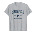 Smithfield West Virginia Wv Athletic T-Shirt - Minimalist Print Unisex - T-Shirt, Sweatshirt, Hoodie